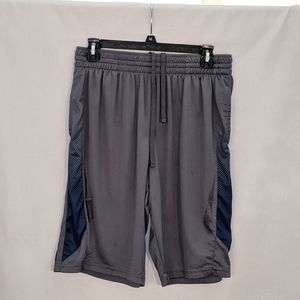 Gray & Blue Athletic Shorts Mens Medium